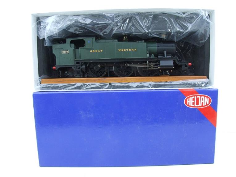 Heljan O Gauge Item 6100 "Great Western" Green Class 61xx Large Prairie Loco R/N 6110 Electric image 19