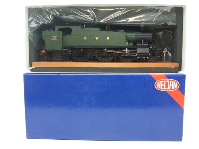 Heljan O Gauge Item 6101 ""GWR" Green Class 61xx Large Prairie Tank Loco R/N 6106 Electric image 14