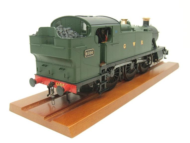 Heljan O Gauge Item 6101 ""GWR" Green Class 61xx Large Prairie Tank Loco R/N 6106 Electric image 15