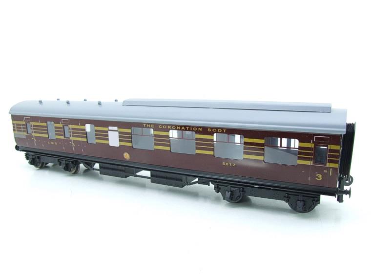 Ace Trains O Gauge C28 LMS Maroon Corronation Scot 3rd Brake Coach 5812 Fitted Spoon Bogie Pick up image 11