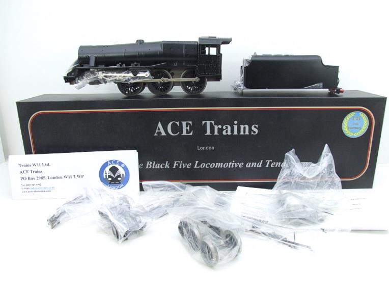 Ace Trains O Gauge E19-K2/PT, Black 5, Domeless & Standard Tender Loco Kit Form 2/3 Rail Bxd NEW image 19