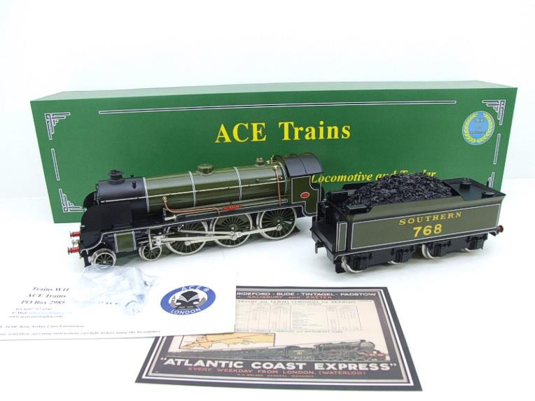 ACE Trains O Gauge E/34-A3 SR Gloss Lined Olive Green 4-6-0 "Sir Balin" 768 Elec 2/3 Rail NEW Bxd image 21