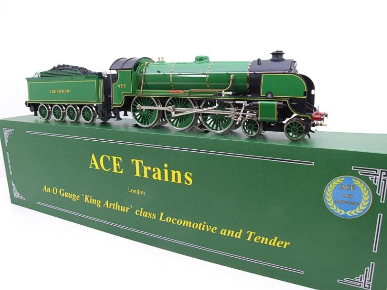 ACE Trains O Gauge E/34-C2 SR Gloss Lined Malachite Green 4-6-0 "King Arthur" 453 Elec 2/3 Rail New image 13