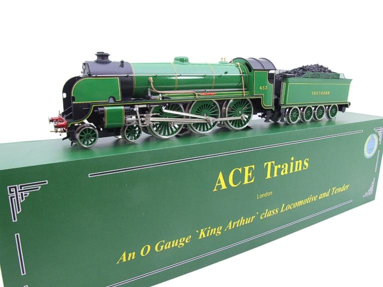 ACE Trains O Gauge E/34-C2 SR Gloss Lined Malachite Green 4-6-0 "King Arthur" 453 Elec 2/3 Rail New image 14