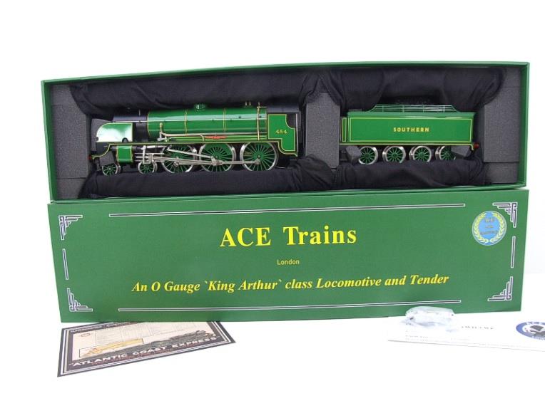 ACE Trains O Gauge E/34-C2 SR Gloss Lined Malachite Green 4-6-0 "Queen Guinevere" 454 Elec 2/3 Rail image 21
