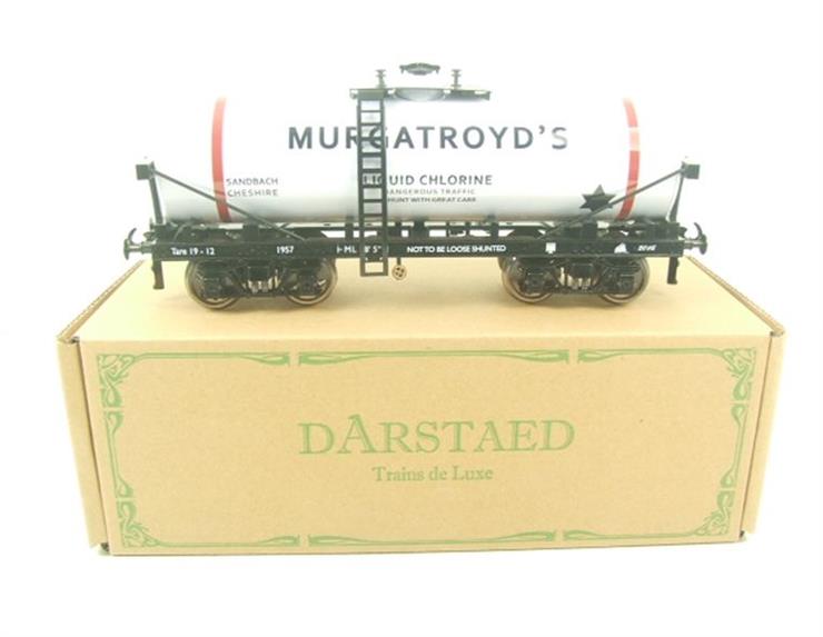 Darstaed O Gauge Bogie Tanker "Murgatroyd's" Post War Livery 2/3 Rail Running Boxed image 15