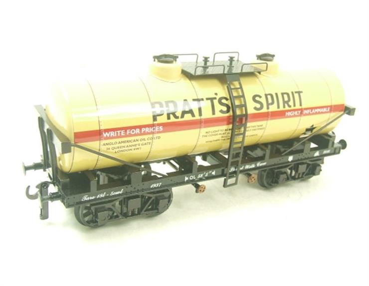 Darstaed O Gauge Bogie Tanker "Pratts Spirit" Pre War Livery 2/3 Rail Running Boxed image 11