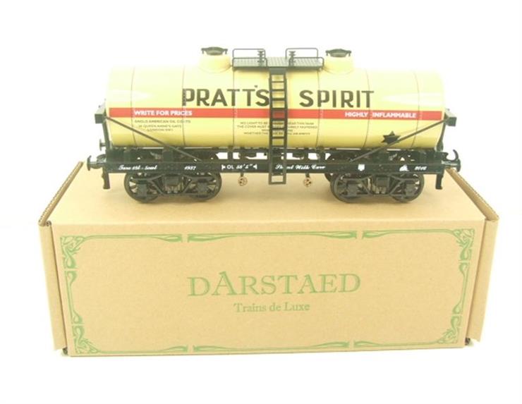 Darstaed O Gauge Bogie Tanker "Pratts Spirit" Pre War Livery 2/3 Rail Running Boxed image 15