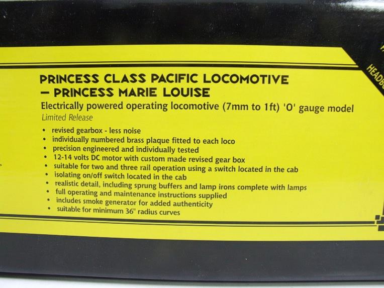 Bassett Lowke O Gauge BL99009 LMS "Princess Maria Louise" R/N 6206 Elec 2/3 Rail Bxd image 19