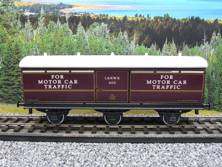 Darstaed O Gauge LNWR Six Wheel Motor Car Van R/N 603 Boxed 2/3 Rail Running image 14