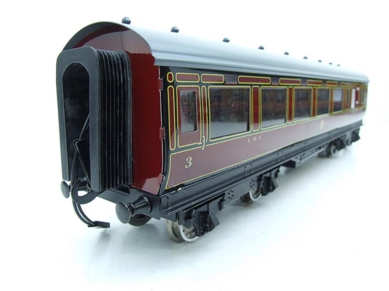 Darstaed O Gauge LMS Period 2 Corridor Coaches x3 Boxed 2/3 Rail Set A image 18