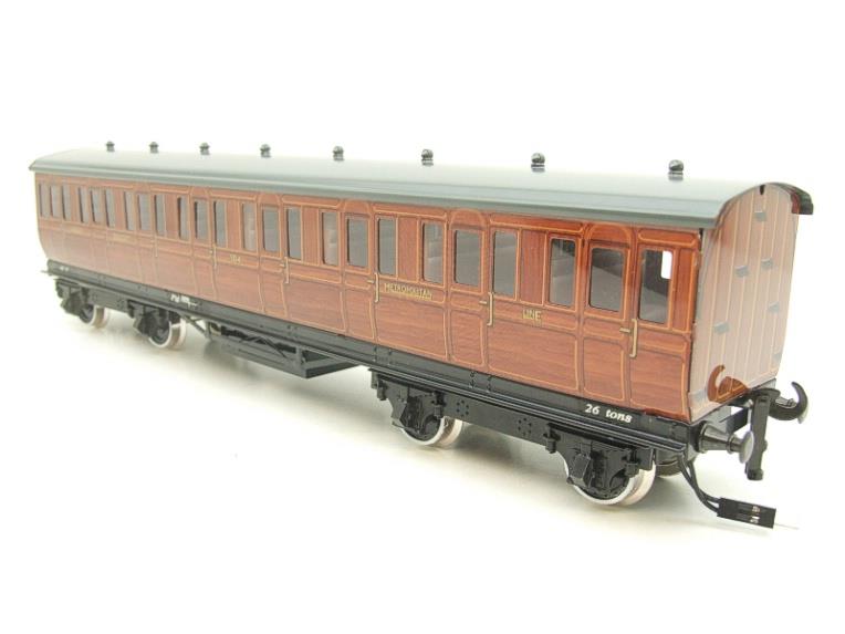 Darstaed O Gauge "LT" London Transport Metropolitan x5 Suburban Non Corridor Coaches Set 2/3 Rail image 19