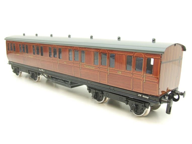 Darstaed O Gauge "LT" London Transport Metropolitan x5 Suburban Non Corridor Coaches Set 2/3 Rail image 21