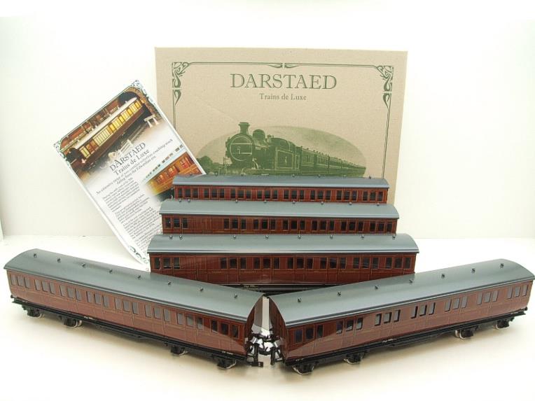 Darstaed O Gauge "LT" London Transport Metropolitan x5 Suburban Non Corridor Coaches Set 2/3 Rail image 22
