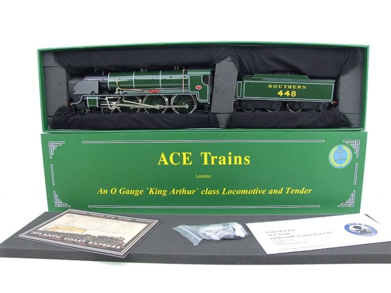 ACE Trains, O Gauge, E/34-B3, SR Gloss Lined Olive Green "Sir Tristram" R/N 448 image 19