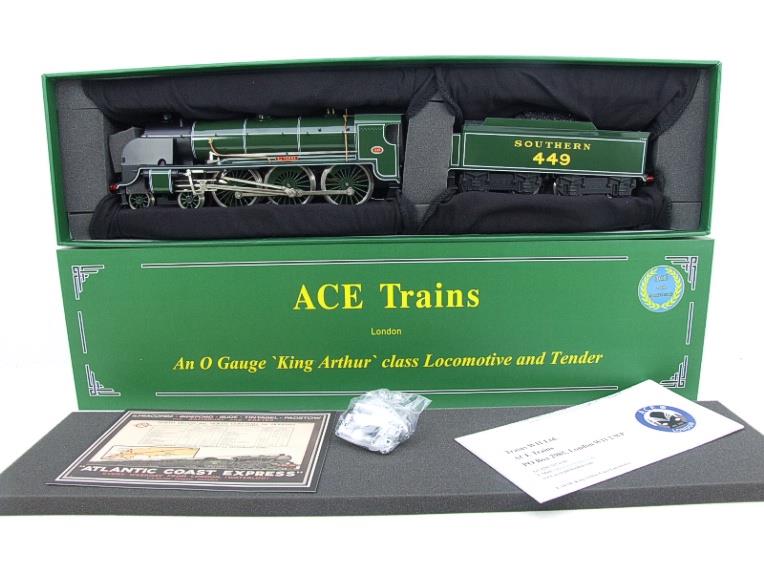 ACE Trains, O Gauge, E/34-B3, SR Gloss Lined Olive Green "Sir Torre" R/N 449 image 21