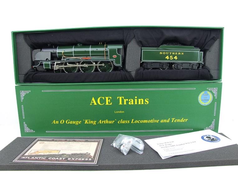 ACE Trains, O Gauge, E/34-B3, SR Gloss Lined Olive Green "Queen Guinevere" R/N 454 image 20