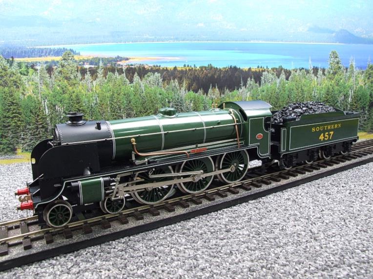 ACE Trains, O Gauge, E/34-B3, SR Gloss Lined Olive Green "Sir Bedivere" R/N 457 image 11