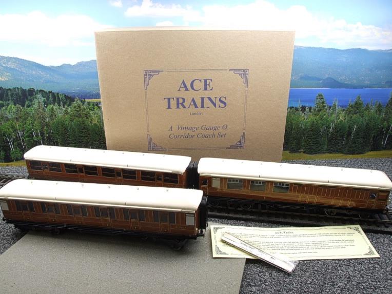 Ace Trains O Gauge C4 LNER "The Flying Scotsman" x3 Corridor Coaches Set A Boxed image 21