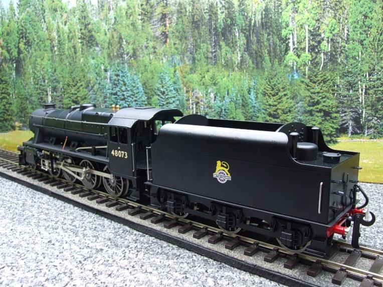 Ace Trains O Gauge E38D1 Early Pre 56 BR Satin Black Class 8F, 2-8-0 Locomotive and Tender R/N 48073 image 11