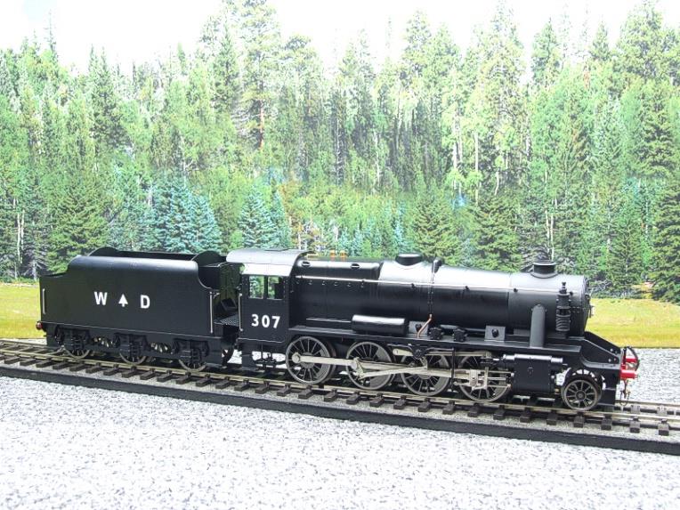 Ace Trains O Gauge E38J, WD Un-Lined Satin Black Class 8F, 2-8-0 Locomotive and Tender R/N 307 image 12