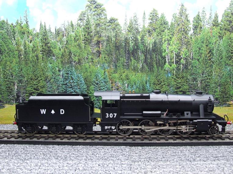 Ace Trains O Gauge E38J, WD Un-Lined Satin Black Class 8F, 2-8-0 Locomotive and Tender R/N 307 image 16
