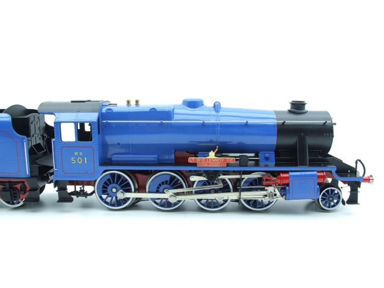 Ace Trains O Gauge E38K, WD Blue Lined Red Class 8F, 2-8-0 Locomotive and Tender R/N 501 image 12