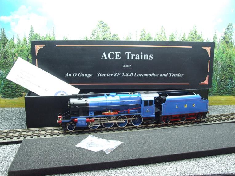Ace Trains O Gauge E38K, WD Blue Lined Red Class 8F, 2-8-0 Locomotive and Tender R/N 501 image 20