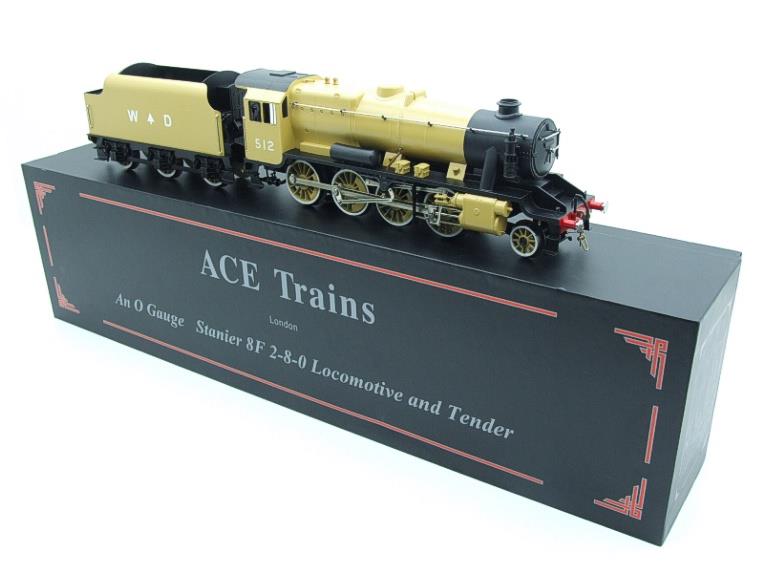 Ace Trains O Gauge E38L, WD Desert Sand Class 8F, 2-8-0 Locomotive and Tender R/N 512 image 21