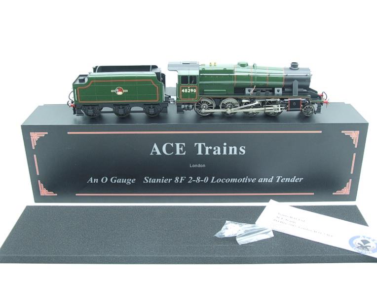 Ace Trains O Gauge E38N, Late Post 56 BR Green Class 8F, 2-8-0 Locomotive and Tender R/N 48290 image 22