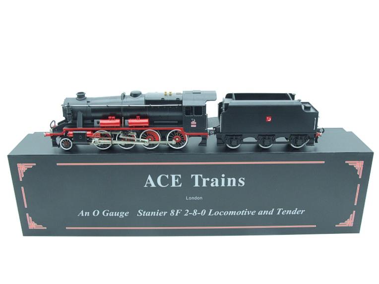 Ace Trains O Gauge E38P, Turkish Railways "TCDD" Satin Black Class 8F, 2-8-0 Loco and Tender 45160 image 20