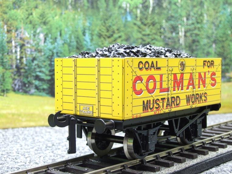 Ace Trains O Gauge G/5 Private Owner "Colmans Mustard Works" No.37 Coal Wagon 2/3 Rail image 14