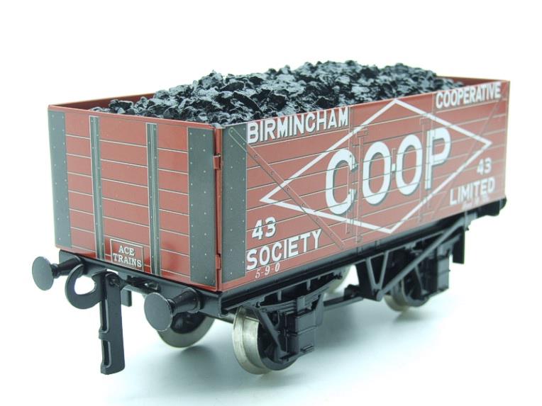 Ace Trains O Gauge G/5 Private Owner "Birmingham Co.Op" No.43 Coal Wagon 2/3 Rail image 13