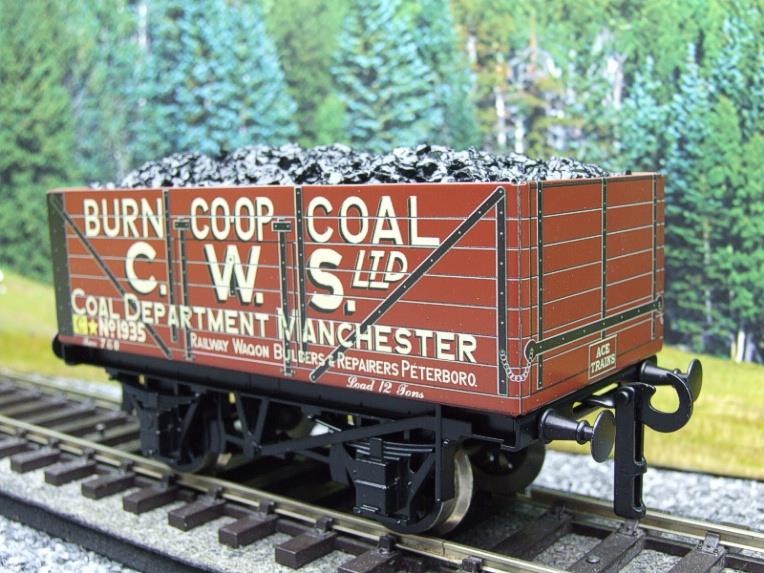 Ace Trains O Gauge G/5 Private Owner "Burn Co.Op Coal C.W.S Ltd" No.1935 Coal Wagon 2/3 Rail image 14