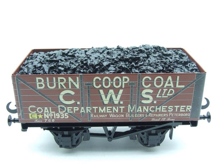 Ace Trains O Gauge G/5 Private Owner "Burn Co.Op Coal C.W.S Ltd" No.1935 Coal Wagon 2/3 Rail image 15