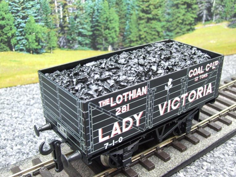 Ace Trains O Gauge G/5 Private Owner "Lady Victoria Co Ltd" Coal Wagon 2/3 Rail image 12