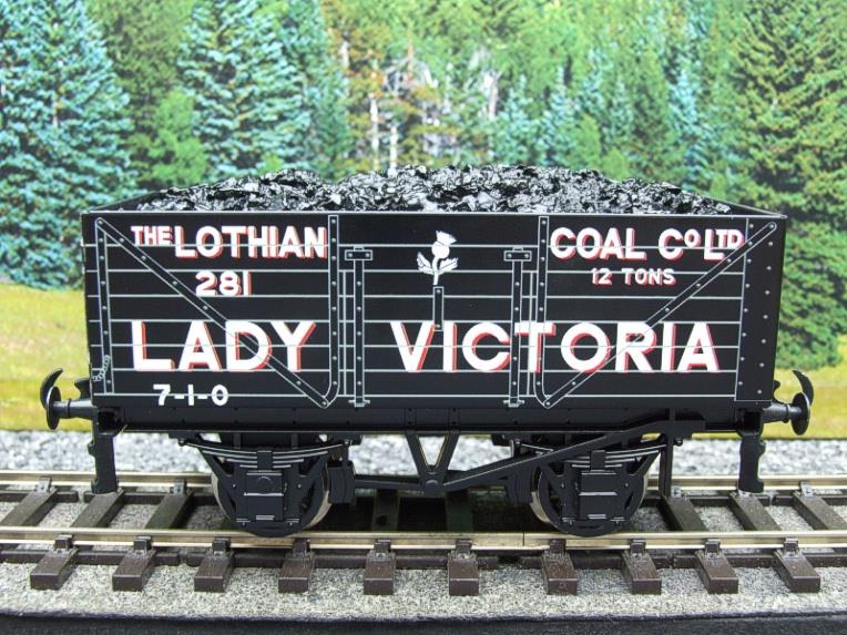 Ace Trains O Gauge G/5 Private Owner "Lady Victoria Co Ltd" Coal Wagon 2/3 Rail image 13