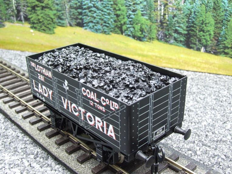 Ace Trains O Gauge G/5 Private Owner "Lady Victoria Co Ltd" Coal Wagon 2/3 Rail image 15