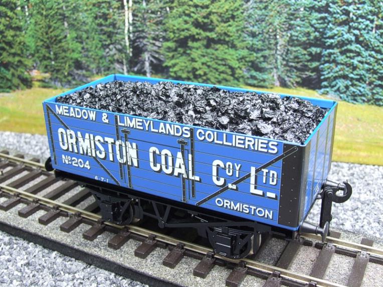 Ace Trains O Gauge G/5 Private Owner "Ormiston Coal Co Ltd" Coal Wagon 2/3 Rail image 12
