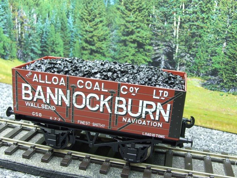 Ace Trains O Gauge G/5 Private Owner "Bannock Burn" Coal Wagon 2/3 Rail image 14