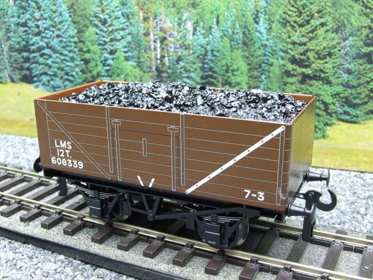 Ace Trains O Gauge G/5 Private Owner "LMS" R/N 608339 Brown Coal Wagon 2/3 Rail image 13