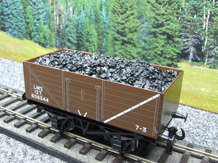 Ace Trains O Gauge G/5 Private Owner "LMS" R/N 608344 Brown Coal Wagon 2/3 Rail image 12