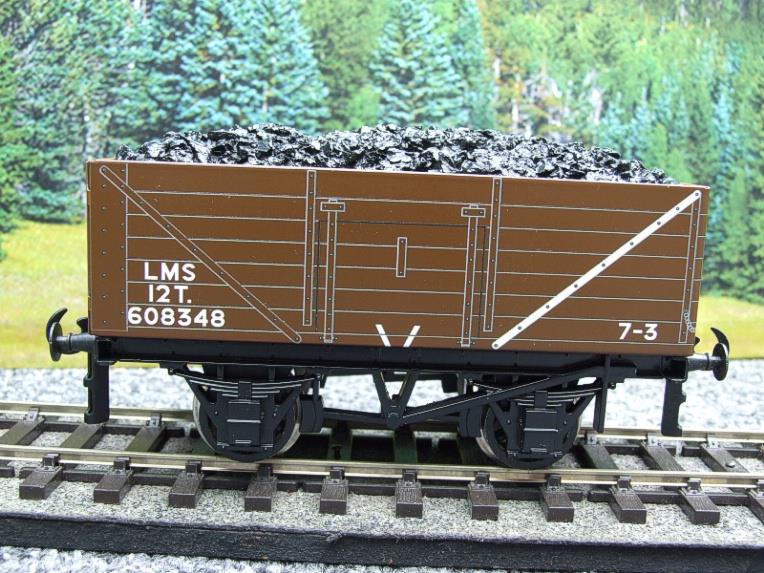 Ace Trains O Gauge G/5 Private Owner "LMS" R/N 608348 Brown Coal Wagon 2/3 Rail image 12
