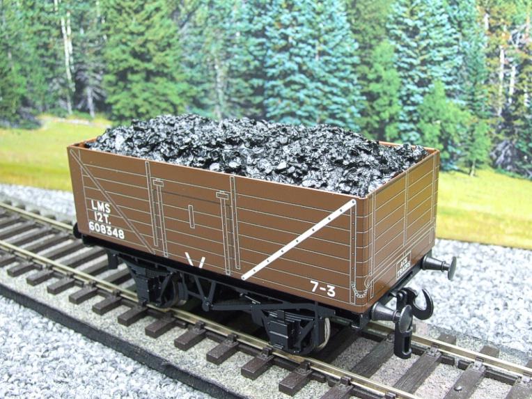 Ace Trains O Gauge G/5 Private Owner "LMS" R/N 608348 Brown Coal Wagon 2/3 Rail image 14