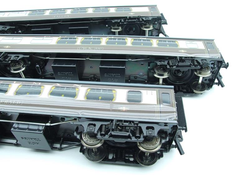 Ace Trains O Gauge C14B BR MK 1 Pullman Coaches x3 Set B Bxd 2/3 Rail Grey Roofs image 16