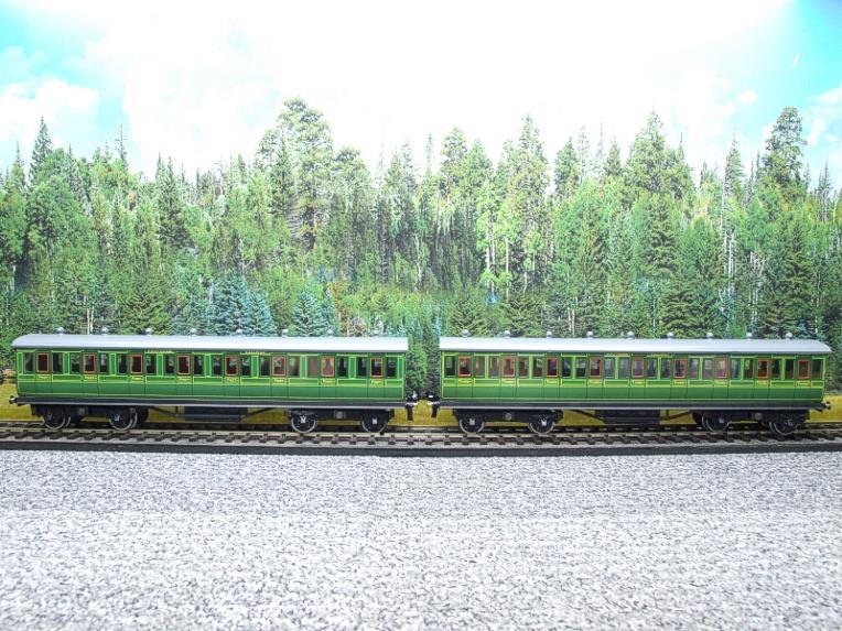 Ace Trains O Gauge "Southern" SR Green C1 Non Corridor Coaches x3 Set Boxed image 18