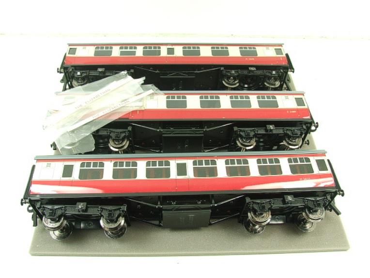 Ace Trains O Gauge C5B BR Mk1 Red & Cream "The Elizabethan" Corridor x3 Coaches Set B image 15