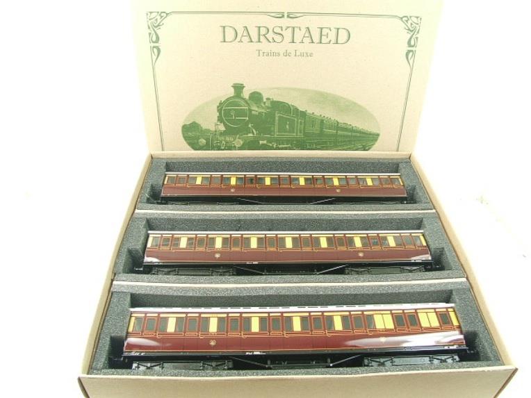 Darstaed O Gauge "GWR" x5 Suburban Non Corridor Coaches Set 2/3 Rail Clerestory Roofs Boxed image 11