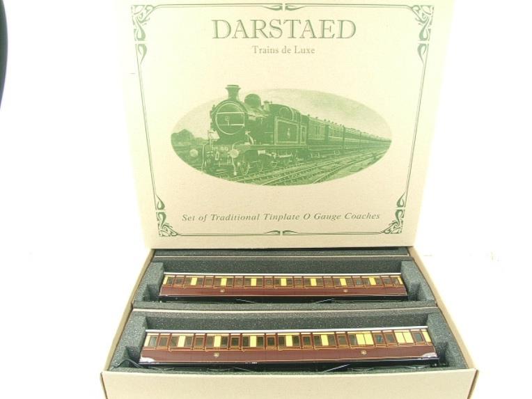 Darstaed O Gauge "GWR" x5 Suburban Non Corridor Coaches Set 2/3 Rail Clerestory Roofs Boxed image 15