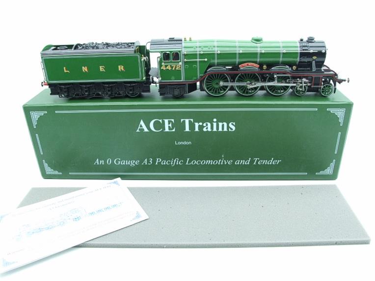 Ace Trains O Gauge E6 LNER Green A3 Pacific Round Dome "Flying Scotsman" R/N 4472 Elec 3 Rail Bxd image 20